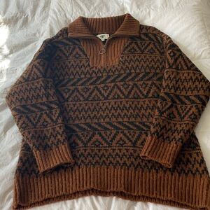 Aerie along Half Zip Sweater